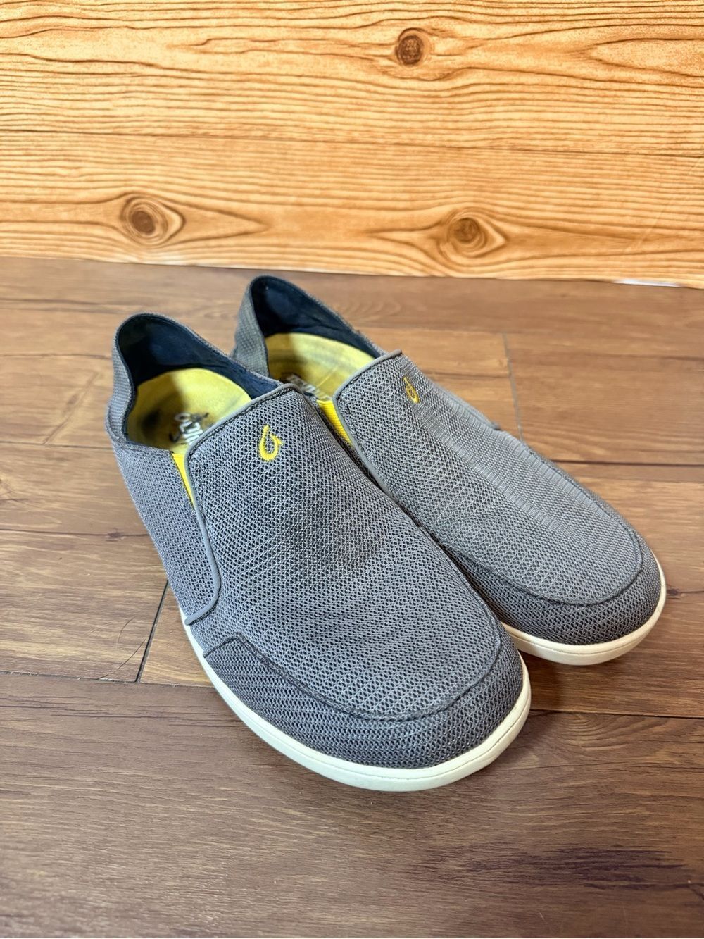 Olukai Nohea Mesh Men's Slip On Casual Sneakers Size 10 Gray